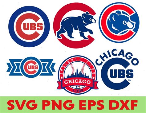 Chicago Cubs logo, bundle logo, svg, png, eps, dxf | Inspire Uplift