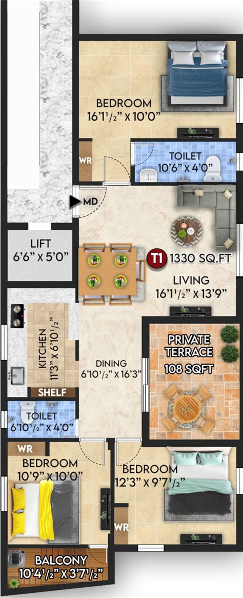 ATH Cosmo in Pammal, Chennai - Price, Location Map, Floor Plan ...