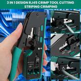 RJ45 Pass Through Ethernet Crimper Tool Kit – All-in-One – FEDUS
