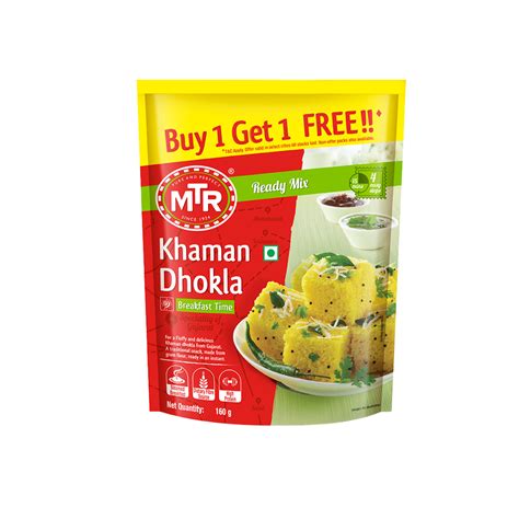 MTR Khaman Dhokla Mix(Buy One Get One Free) – Orkla India