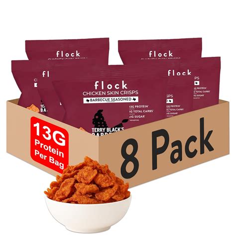 Flock Keto Chicken Skin Chips | Terry Black's BBQ India | Ubuy