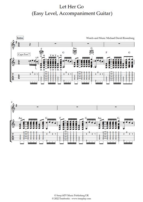 Let Her Go Passenger Chords