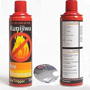 Fire Extinguisher, Fire Spray Water-Based, StaySafe 5-in-1 Fire ...