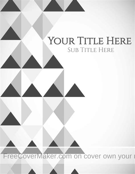 Binder Cover Templates