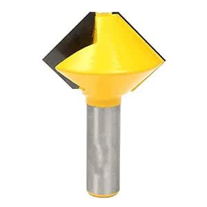 SBRMART 1/2 Inch Shank Bird Mouth Glue Joint Router Bit Milling Cutter ...
