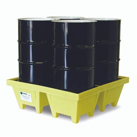 Spill Containment Systems - Enpac Wheeled Overpack Drum 50gallons ...