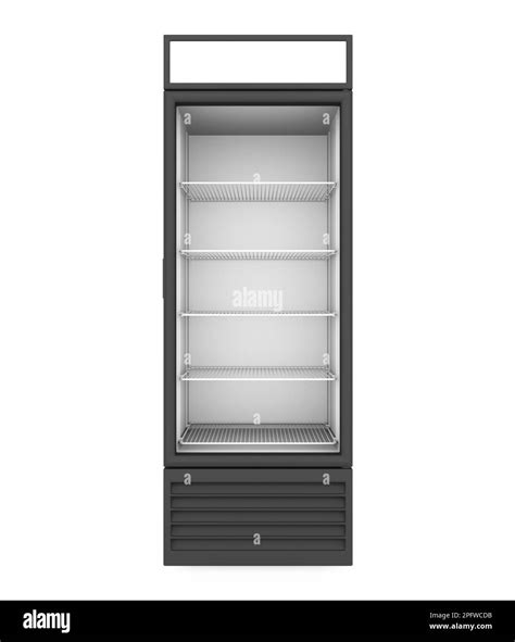 Commercial Display Refrigerator Isolated Stock Photo - Alamy