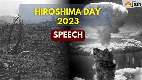 Hiroshima Day 2023 Speech in English for School Students