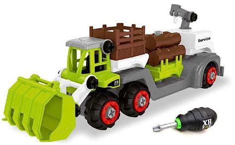 Buy FunBlast DIY Plastic Toy Vehicles Set - Assembly Toy Farm Truck ...