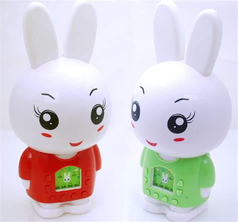 贝嘟嘟小兔白白儿童mp3早教故事机 可充电下载 益智玩具正品包邮_zxfwan123