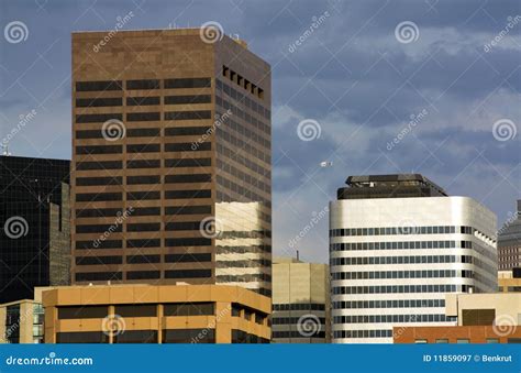 Tall Buildings in Denver stock image. Image of street - 11859097