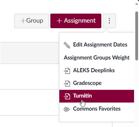 Turnitin Assignment Tool 的图像结果