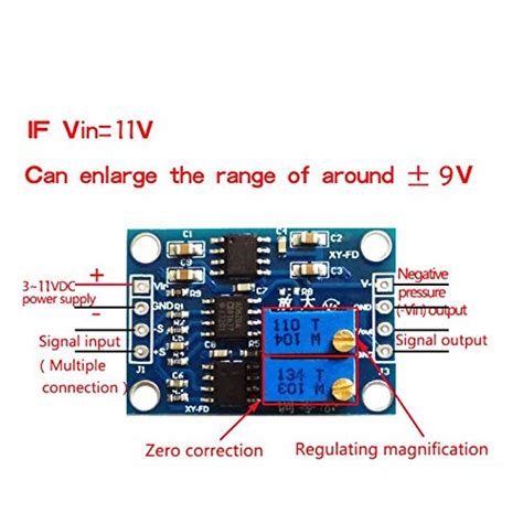 Buy AD620 Signal Amplifier Adjustable AD620 Transmitter Millivolt ...