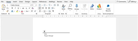 Microsoft Word Tutorial Insert Signature 的图像结果