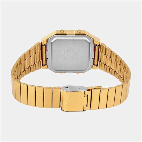 Casio Vintage Gold Stainless Steel Watch D390 – Just In Time