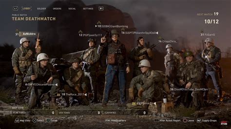 Image result for Cod WW2 Menu