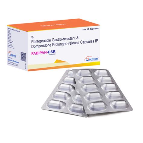 FABIPANDSR - Each Hard Gel Capsule Contains :-Pantoprazole - 40 ...