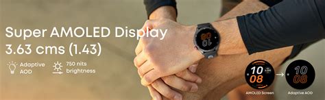 Titan Celestor 1.43" AMOLED Smart Watch with Built-in GPS, Advanced ...