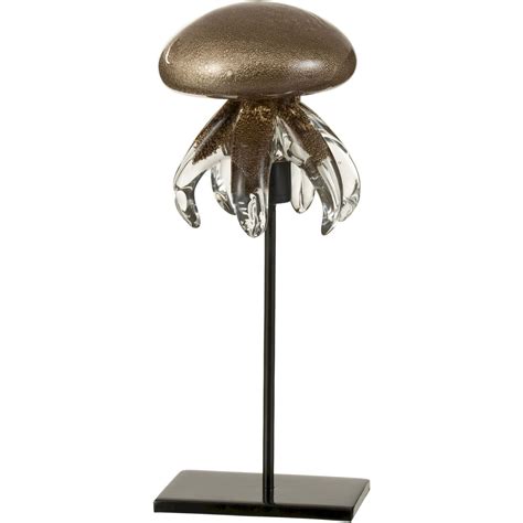 Méduse Lovell en Verre 10 x 10 x 25 cm Brun, transparent, ébène | Leroy ...