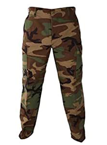 Add-venture India Cotton Military Camo Cargo Pant, 38-inch (Woodland ...