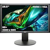 Lenovo - D19-10, 18.5 Inch (46.99 Cm) 1366 X 768 Pixels Led Hd Monitor ...
