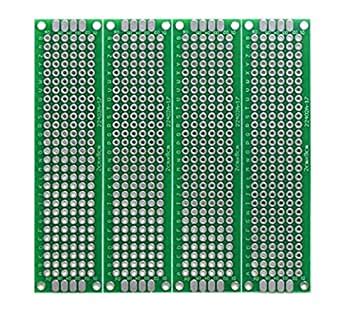 LAMPVPATH (Pack of 4) PCB Prototype Board, Double Sided PCB Proto Board ...