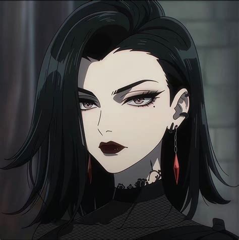 @pyrehkss | Anime art dark, Anime goth, Anime character drawing