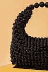 Buy Black Pearls Zia Square Bag by Amyra Online at Aza Fashions.