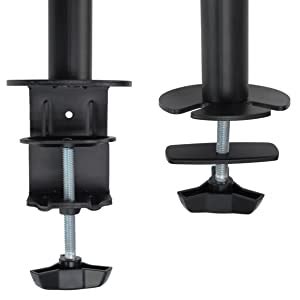 JIN OFFICE Triple Monitor Stand with 13-27 Inch Monitor Support ...