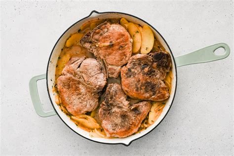 Pork Chops with Apples & Onions - Easy One Pan Recipe - The Forked Spoon
