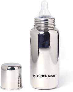 Kitchen Mart 304 grade Stainless Steel Feeding Bottle - 210 ml ...