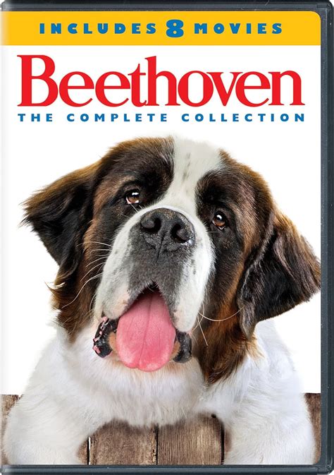 Beethoven: Complete St. Bernard Dog Movie Series Collection 1-8 Box/DVD ...