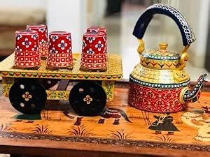 Buy Rajasthan Craft Point Hand Painted Kettle Thela (Pack Contents- 1 ...