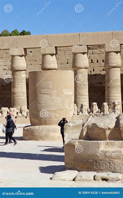 The Karnak Temple Complex in Luxor, Egypt Editorial Stock Photo - Image ...