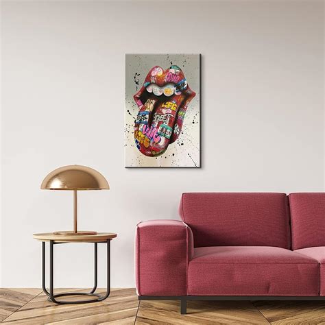 Buy Colorful Street Graffiti Art Wall Decor Graffiti Canvas Wall Art ...