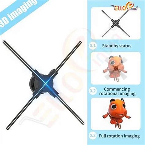 3D Holographic Fan - 1.8 MTR 3D Holographic Display Fan Manufacturer ...