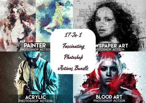 17-In-1 Fascinating Photoshop Actions Bundle – Photoboto