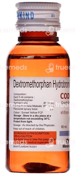 Codistar Dx 4/10 MG Syrup 60 ML | Order Codistar Dx 4/10 MG Syrup 60 ML ...