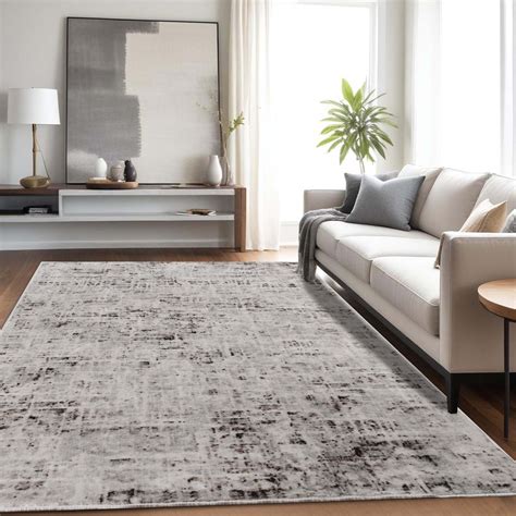 Superior Acer Distressed Abstract Area Rug, 10' x 14' Rugs for Living ...