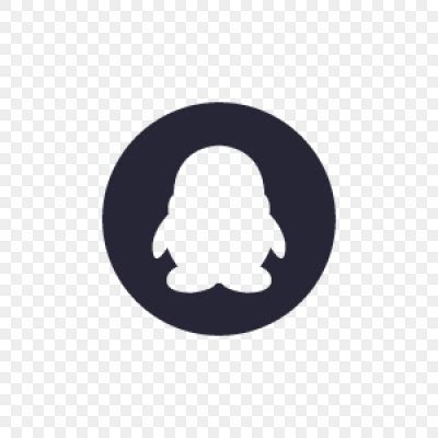 高清透明背景腾讯QQ企鹅标志 LOGO图标图片免抠素材 - 设计盒子