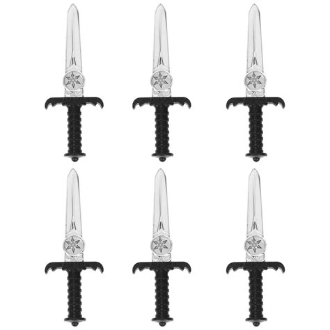 Buy NUOLUX 6Pcs Plastic Dagger Toys Children Stage Performance Knives ...