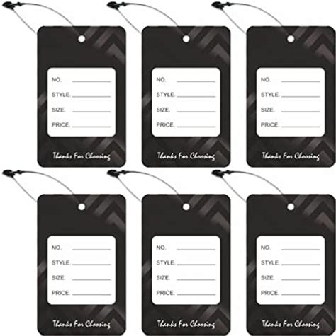 DEEPTAGS Paper Price MRP Tag Labels with Black Loop Pins, 300 PCS ...