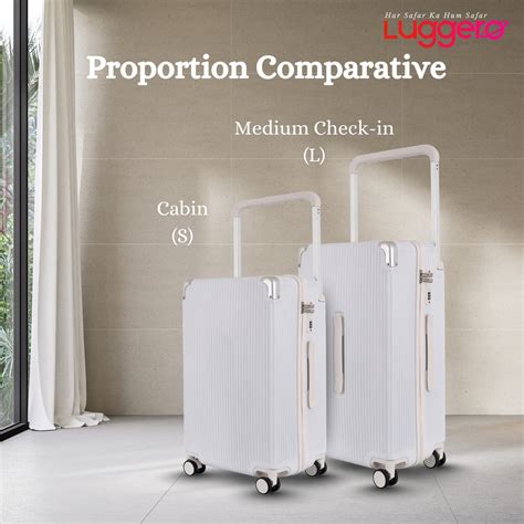 TUSCANY WHITE Light Weight & Durable Polycarbonate Hard Luggage – Luggero