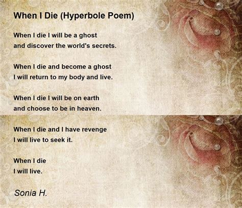 Image result for Hyperbole Poem Examples