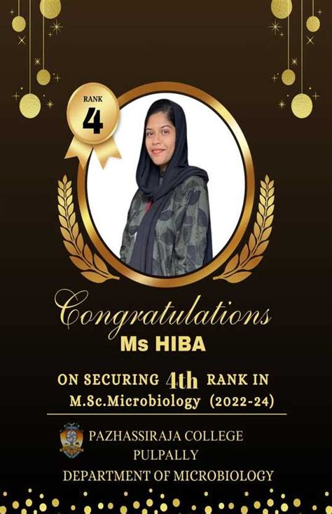 News and Events of Microbiology Department | Pazhassi Raja College Pulpally