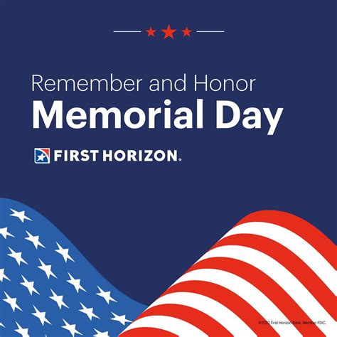 First Horizon Bank on LinkedIn: In honor of Memorial Day, First Horizon ...