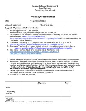 Fillable Online Internship Observation Form Fax Email Print - pdfFiller