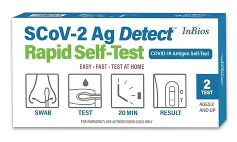 InBios COVID-19 Antigen Rapid Test, 1 Pack, 2 Tests Total, India | Ubuy