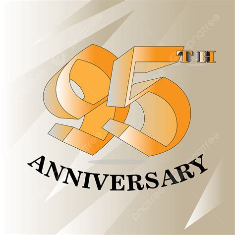 95年周年慶典標識95年周年紀念徽標金色孤立的矢量設計賀卡和邀請卡, 年齡, 周年紀念, 背景向量圖案素材免費下載，PNG，EPS和AI素材下載 - Pngtree