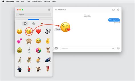 How to react to a message using an emoji on iPhone